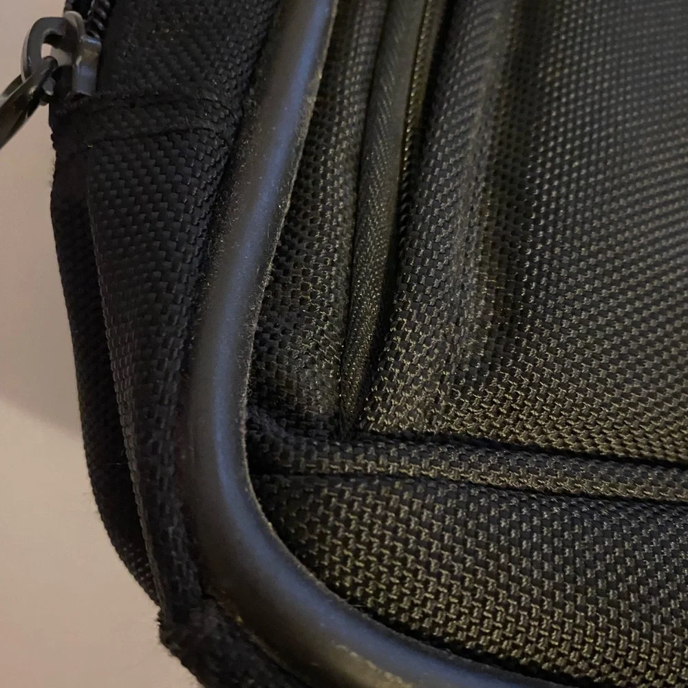 Men’s Black TravelPro Multifunctional Canvas Briefcase